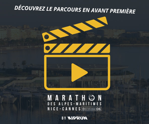 Marathon Nice-Cannes - parcours vidéo