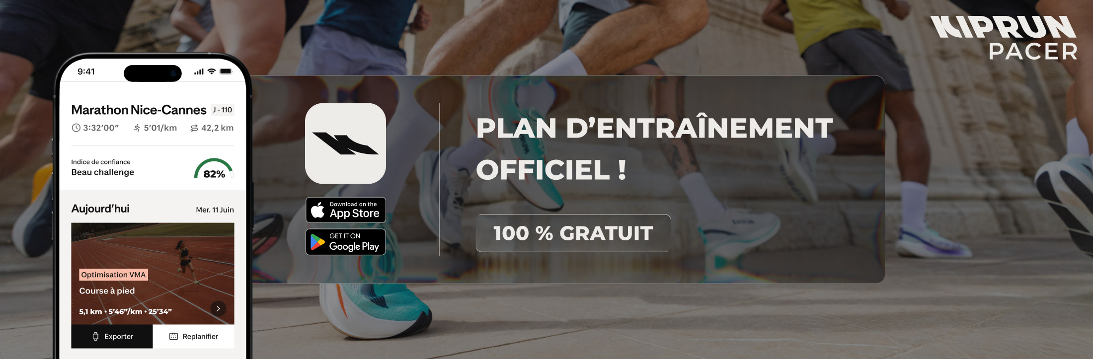 KIPRUN plan d'entraînement