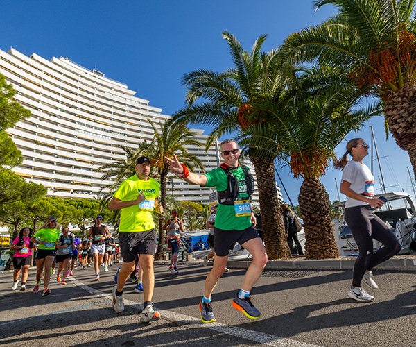 Marathon Nice-Cannes 20 km Marina 